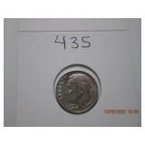 1959 D MS60 Roosevelt Silver Dime