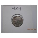 1956 D AU Roosevelt Silver Dime