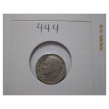 1960 D AU Roosevelt Silver Dime