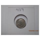 1954 AU  Roosevelt Silver Dime