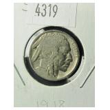 1918 Buffalo Nickel G4 Condition