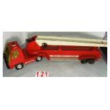 NYLINT Fire Truck-  Metal Antique withn working