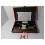 Rifle and Shot Gun Cleaning kit in wood box