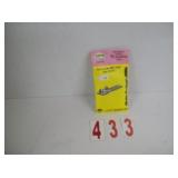 Atlas 2pcs HO bunpers brass