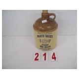 Platte Valley Corn Whiskey Jug - Empty