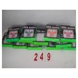 Set of 12 Hands Free Wired Ear Buds - Assorted col