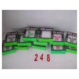 Set of 12 Hands Free Wired Ear Buds - Assorted col