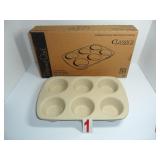 1468 6 cup muffin pan stoneware