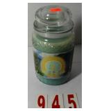 Golden Canyon Island Rain Candle in Jar