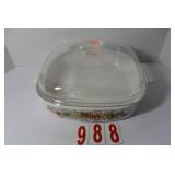 Corning Ware Casserole Dish With Lid