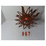 Metal Sun Sculpture