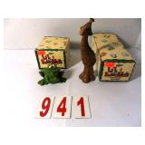 Russ Lil Luvables Sculpstone Figurines - set of 2