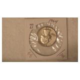 1964 Washington Silver Quarter - AU