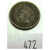 1863 Indian Head Penny
