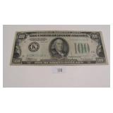 1934 Texas $100 Bill Very Good Condition