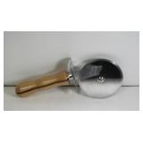 Handcrafted Pizza Cutter -Wood Handle