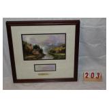Simpler Times Lithograph framed - Thomas Kinkade