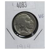1914 Buffalo Nickel VG8 Condition