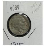 1915 Buffalo Nickel VG8 Condition