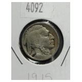 1915 Buffalo Nickel VG8 Condition