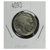 1915 Buffalo Nickel VG8 Condition