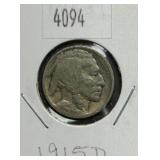 1915 D Buffalo Nickel G4 Condition