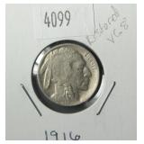 1916 Buffalo Nickel VG8 Condition