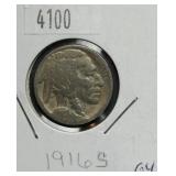 1916 S Buffalo Nickel G4 Condition