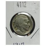 1917 Buffalo Nickel VG8 Condition