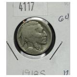 1918 S Buffalo Nickel G4 Condition