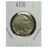 1920 D Buffalo Nickel VG8 Condition