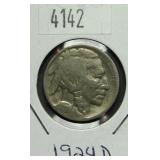 1924 D Buffalo Nickel G4 Condition