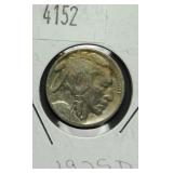 1925 D Buffalo Nickel VG8 Condition