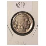 1916 Buffalo Nickel VG8 Condition