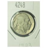 1923 Buffalo Nickel F12 Condition