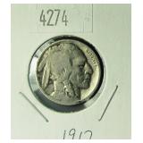 1917 Buffalo Nickel G4 Condition