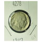 1917 Buffalo Nickel G4 Condition