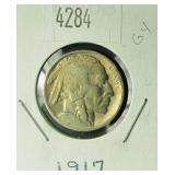 1917 Buffalo Nickel G4 Condition