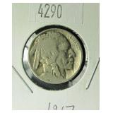 1917 Buffalo Nickel G4 Condition