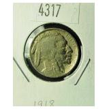 1918 Buffalo Nickel G4 Condition