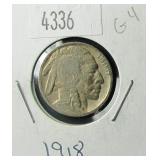 1918 Buffalo Nickel G4 Condition