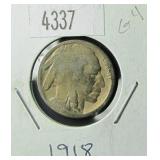 1918 Buffalo Nickel G4 Condition
