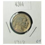 1918 Buffalo Nickel G4 Condition