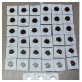 39 Assorted Indian Head Pennies worth $2.00 each