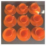 SET OF 9 1950ï¿½S CUP AND SAUCERS