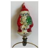 VTG SANTA CLAUSE CLIP KN CHRISTMAS ORNAMENT