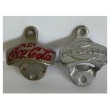 PEPSE COLA AND COCA COLA BOTTLE OPENERS