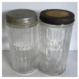 2-HOOSIER SPICE JARS