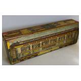 VTG LITHO LITTLE BOY BLUE WOODEN BOX