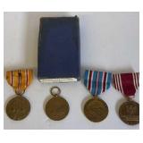 4-AMERICAN THEATER CAMPAIGN MEDALS